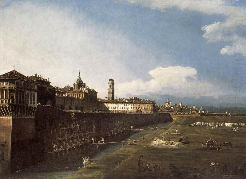 BELLOTTO, Bernardo View of Turin near the Royal Palace china oil painting image